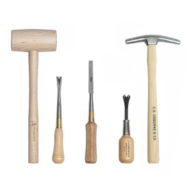 Kit Tapissier pour garnissage mousse - 5 outils | Artapisserie.fr