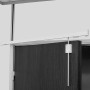 Tringle de porte blanc 120 cm TPA | Artapisserie.fr