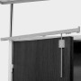 Tringle de porte argent 120 cm TPA | Artapisserie.fr