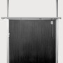 Tringle de porte argent 120 cm TPA | Artapisserie.fr