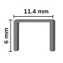 Lot de 1080 agrafes INOX Rapid 53 - 6 mm | artapisserie.fr