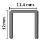 Lot de 5000 agrafes Rapid 53 galvanisées 12 mm | artapisserie.fr