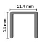 Lot de 5000 agrafes Rapid 53 galvanisées 14 mm | artapisserie.fr