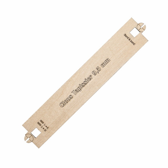 Guide de pose de clous tapissier de 9,5 mm
