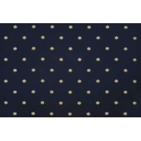 Tissu jacquard empire otrante contrefond bleu Casal |  Artapisserie.fr