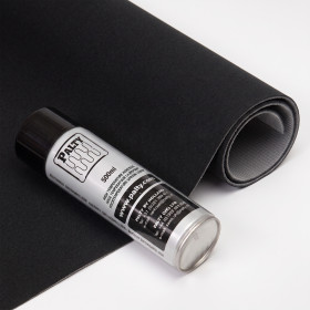 Kit ciel de toit velours noir 2m + colle spray haute température | artapisserie.fr