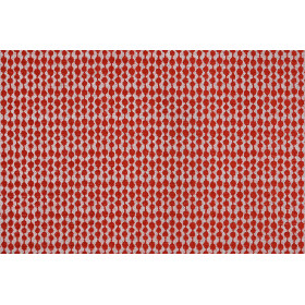 Tissu faux uni Yuma vermillon Casal | Artapisserie.fr