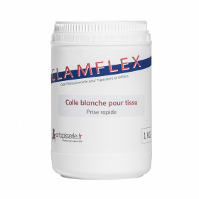 Colle pour tissu Clamflex 1kg | artapisserie.fr