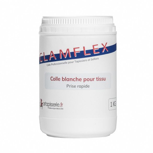 Colle pour tissu Clamflex 1kg | artapisserie.fr