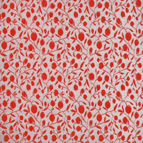 Tissu faux uni Granado vermillon Casal | Artapisserie.fr