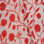 Tissu faux uni Granado vermillon Casal | Artapisserie.fr