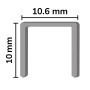Lot de 650 agrafes Rapid 140 galvanisées 10 mm | artapisserie.fr