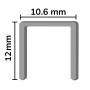 Lot de 650 agrafes Rapid 140 galvanisées 12 mm | artapisserie.fr