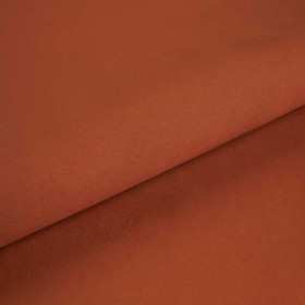 Tissu uni Perfecto brique Casal | Artapisserie.fr