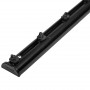 Glisseurs système vague 8 cm noir pour rail rideau, au mètre