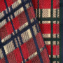 Tissu tressé Oxford rouge Casal | artapisserie.fr