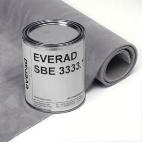 Kit ciel de toit velours gris 2m + colle liquide néoprène B3333 Kit ciel de toit velours gris 2m + colle liquide néoprène B3333 | artapisserie.fr