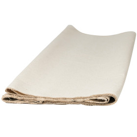 Coupe de 5m de toile bisonne 280g/m² de largeur 150 cm composée à 20% de lin et 80% de coton