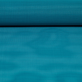 Toile grille textilène bleu pour mobilier extérieur, le mètre | artapisserie.fr
