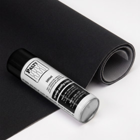 Kit ciel de toit velours noir 2m + colle spray haute température | artapisserie.fr