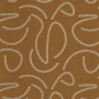Tissu brodé Mira cognac Camengo | Artapisserie.fr