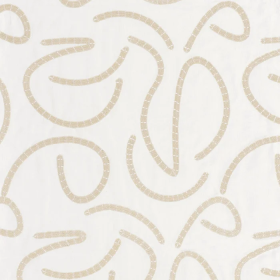 Tissu brodé Mira macaron Camengo | Artapisserie.fr