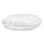 Coussin de garnissage rond Ø40 cm moelleux blanc vue de côté