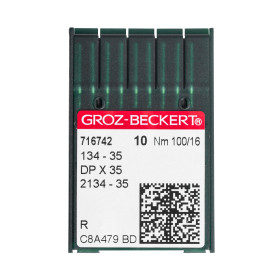 Aiguilles Groz-Beckert 134-35 R 100/16 | Artapisserie.fr