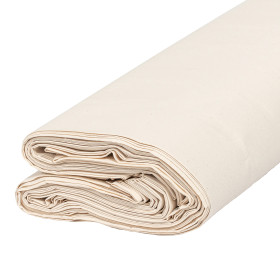 Rouleau de 25m de toile blanche 180g/m² de largeur 160 cm