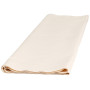 Toile blanche coton recyclé 150g/m²,  les 5 mètres