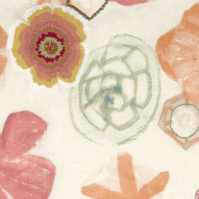 Tissu brodé Bacio rose Ado 290 cm | Artapisserie.fr