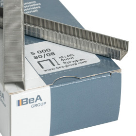 Lot de 5000 agrafes INOX type 80 BEA 8mm | artapisserie.fr