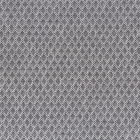 Tissu géométrique Sandori carbone Camengo |  Artapisserie.fr