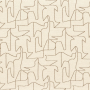 Tissu géométrique Amaro bronze Camengo |  Artapisserie.fr