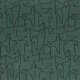 Tissu géométrique Amaro amazone Camengo |  Artapisserie.fr
