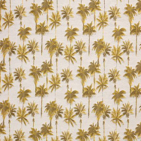 Tissu extérieur Oasis Jacquard jaune fond ecru Thevenon Tissu extérieur Oasis Jacquard jaune fond ecru Thevenon | Artapisserie.fr