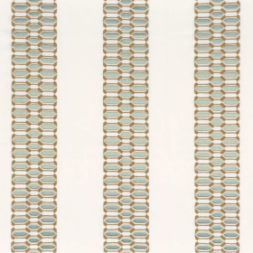 Tissu à rayures Moraki celadon Camengo Tissu à rayures Moraki celadon Camengo | Artapisserie.fr