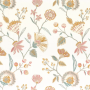 Tissu à rayures Zao pastel Camengo |  Artapisserie.fr