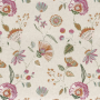 Tissu à rayures Zao fuchsia Camengo |  Artapisserie.fr