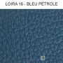 Simili cuir Loira bleu pétrole 16 Froca