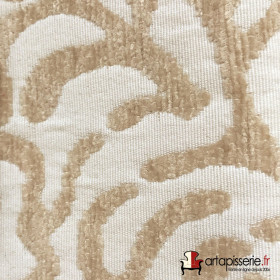 Tissu siège Broni beige 1 Froca