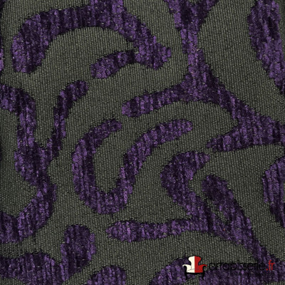 Tissu siège Broni violet 15 Froca