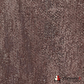 Tissu jacquard Galaxy marron Froca