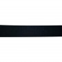 Sangle coton noir SERGE 20 mm, rouleau de 50 m