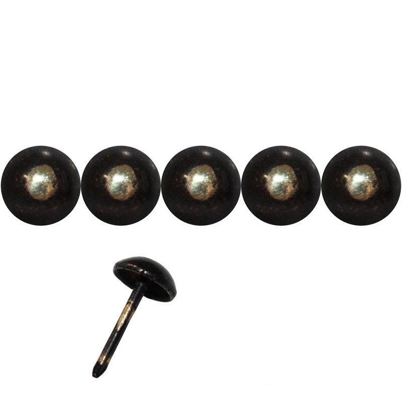 Clous De Tapissier Lentille 16 Mm - Bronze Renaissance - Lot De 105 - Neufs