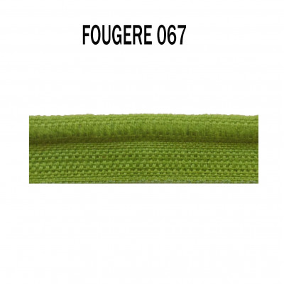 Passepoil sur pied 5 mm fougère 4356-067 PIDF