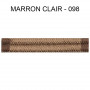 Double passepoil 10 mm marron clair 4302-098 PIDF