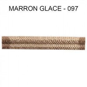 Double passepoil 10 mm marron glacé 4302-097 PIDF