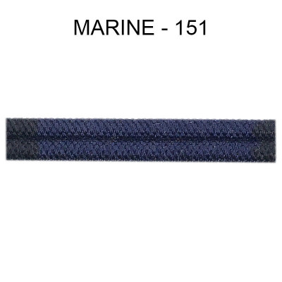 Double passepoil 8 mm marine 4301-151 PIDF