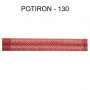 Double passepoil 8 mm potiron 4301-130 PIDF